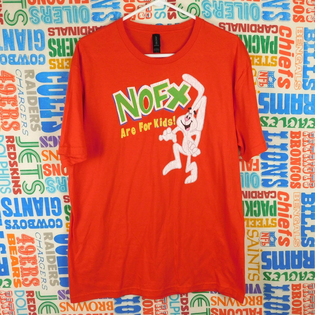 NOFX Are For Kids Trix Rabbit Parody T Shirt - Size L, NWOT
