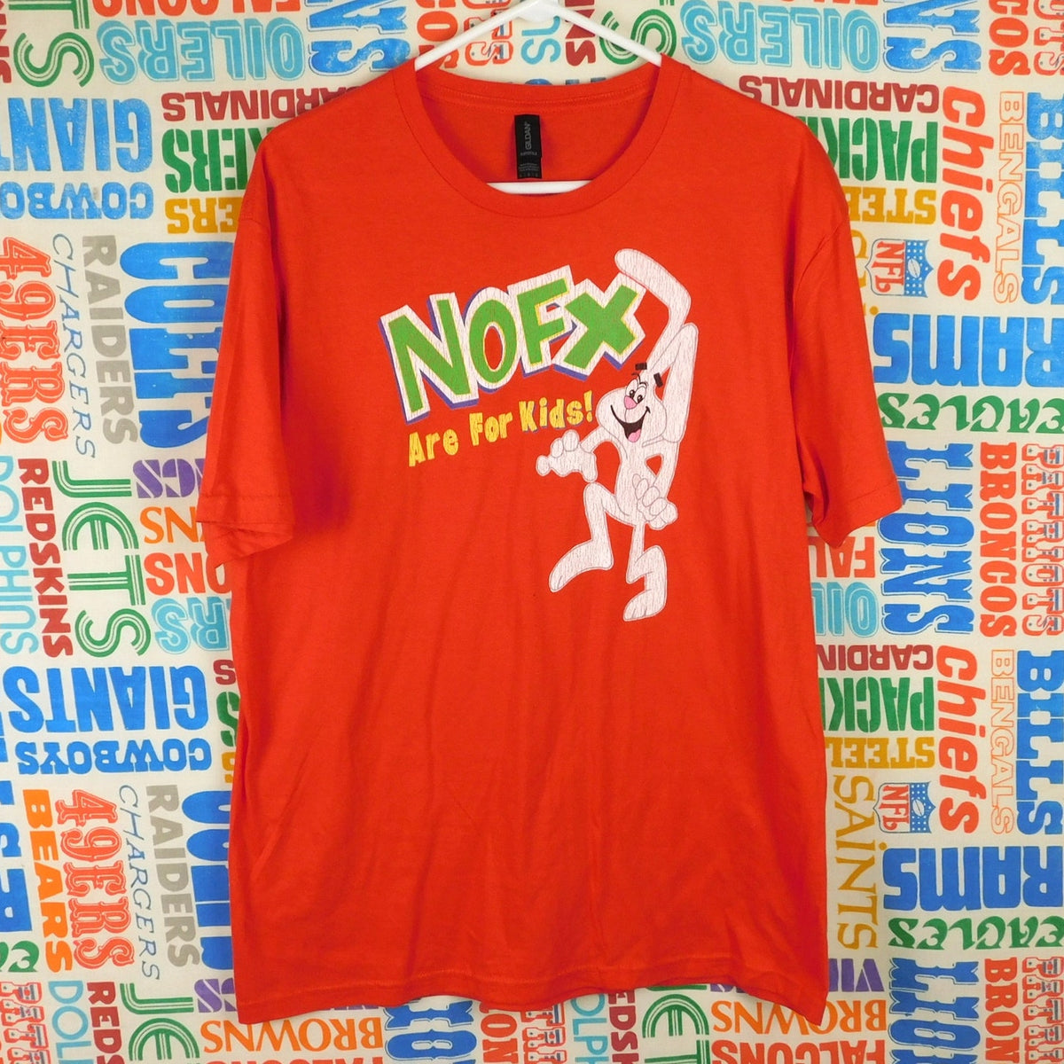 NOFX Are For Kids Trix Rabbit Parody T Shirt - Size L, NWOT