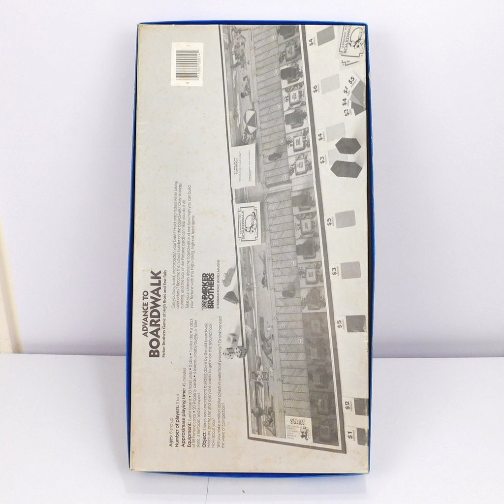Vintage 1985 Advance to Boardwalk Parker Brothers Board Game Complete CIB