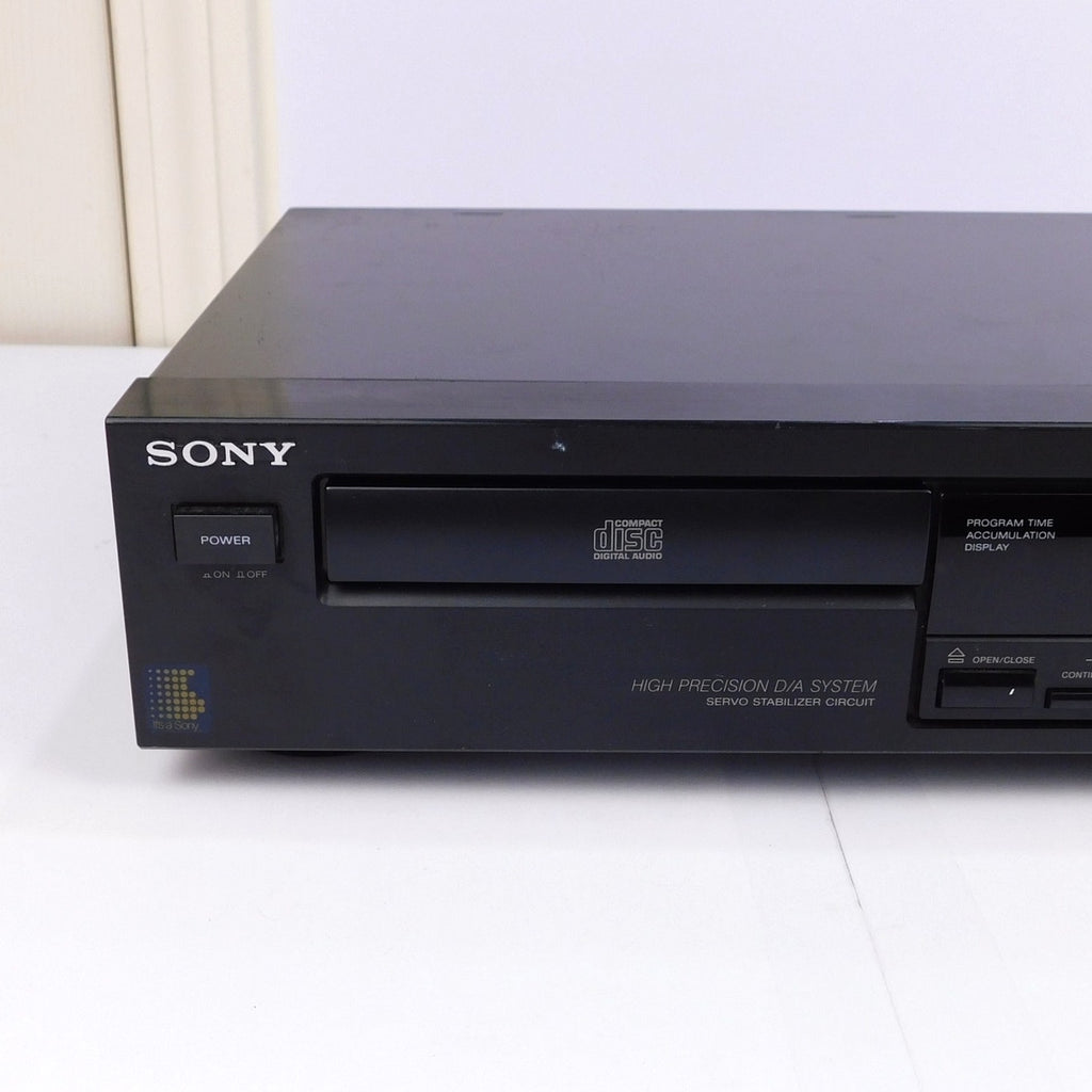 Sony CDP-291 Single Disc CD Player Fully Tested Working No Remote 1991 Serviced