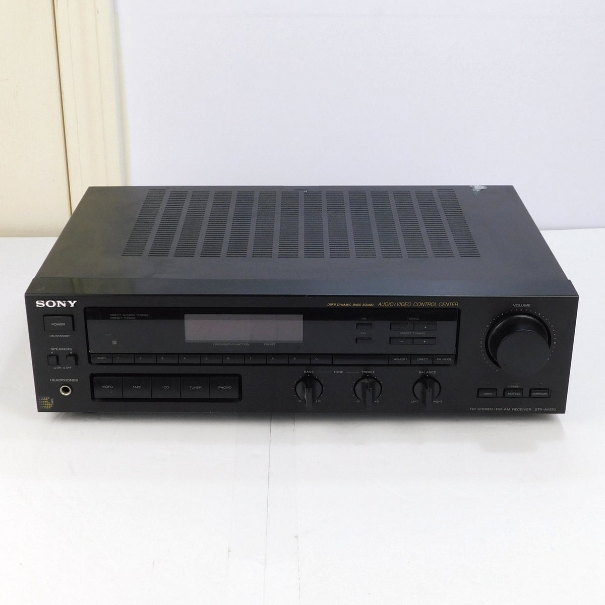 Sony STR-AV570X Stereo Receiver Amplifier AM FM Phono Vintage Tested Working
