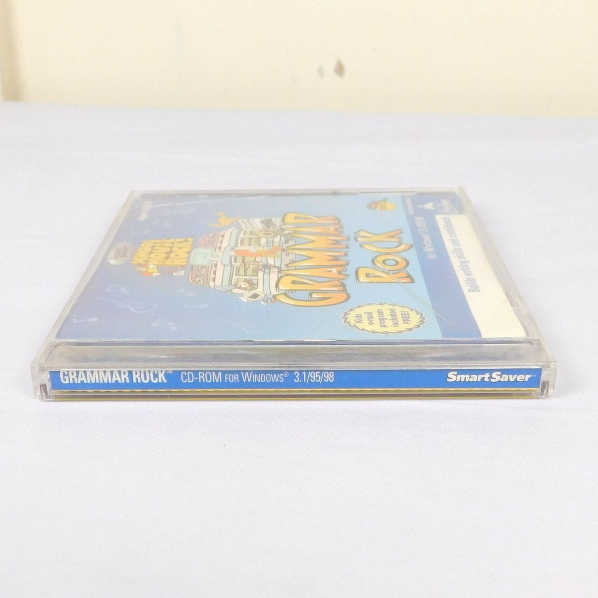 School House Rock Grammar Rock PC CD ROM Tested Smart Saver 1998 Jewel Case