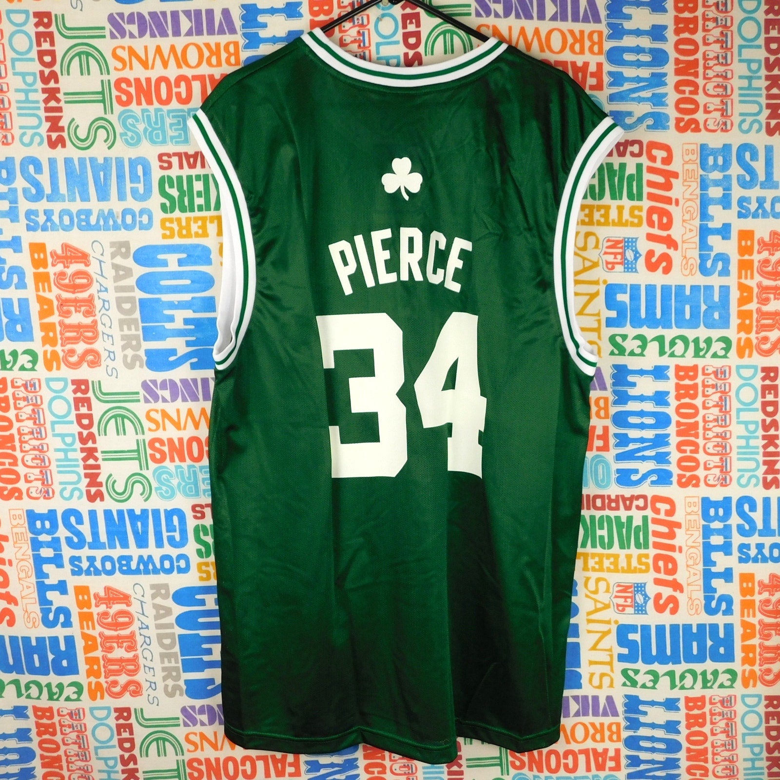 Adidas Boston Celtics Paul Pierce Jersey Size XL NWT Deadstock 2008 Green Mesh