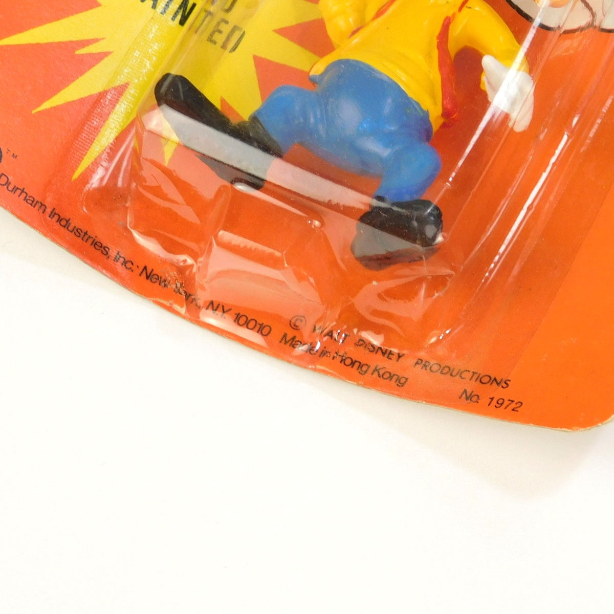Vintage 1972 Disneykins Goofy Durham Hand Painted Figure Sealed Card Toys R Us