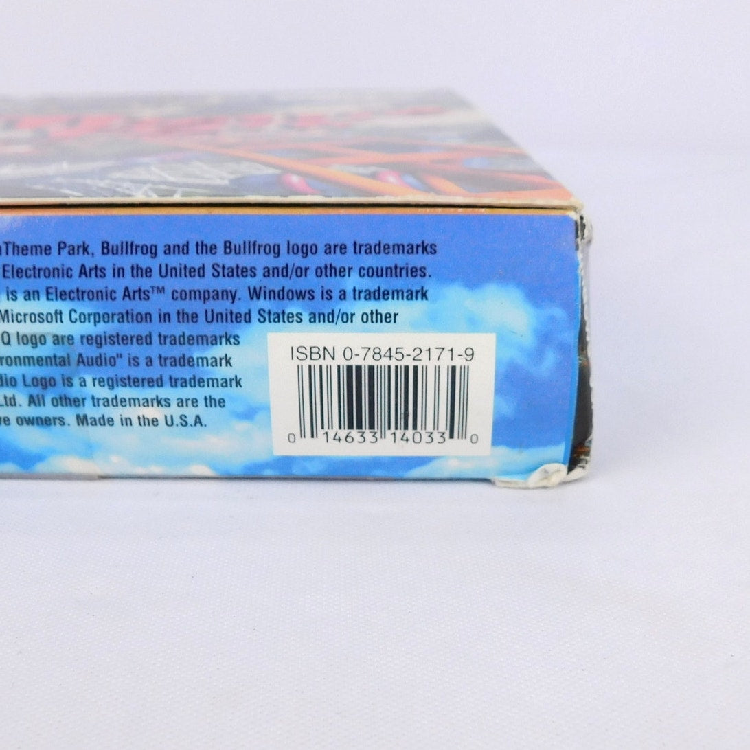 Sim Theme Park PC Big Box Complete CIB Windows 95 98 EA Bullfrog 1999
