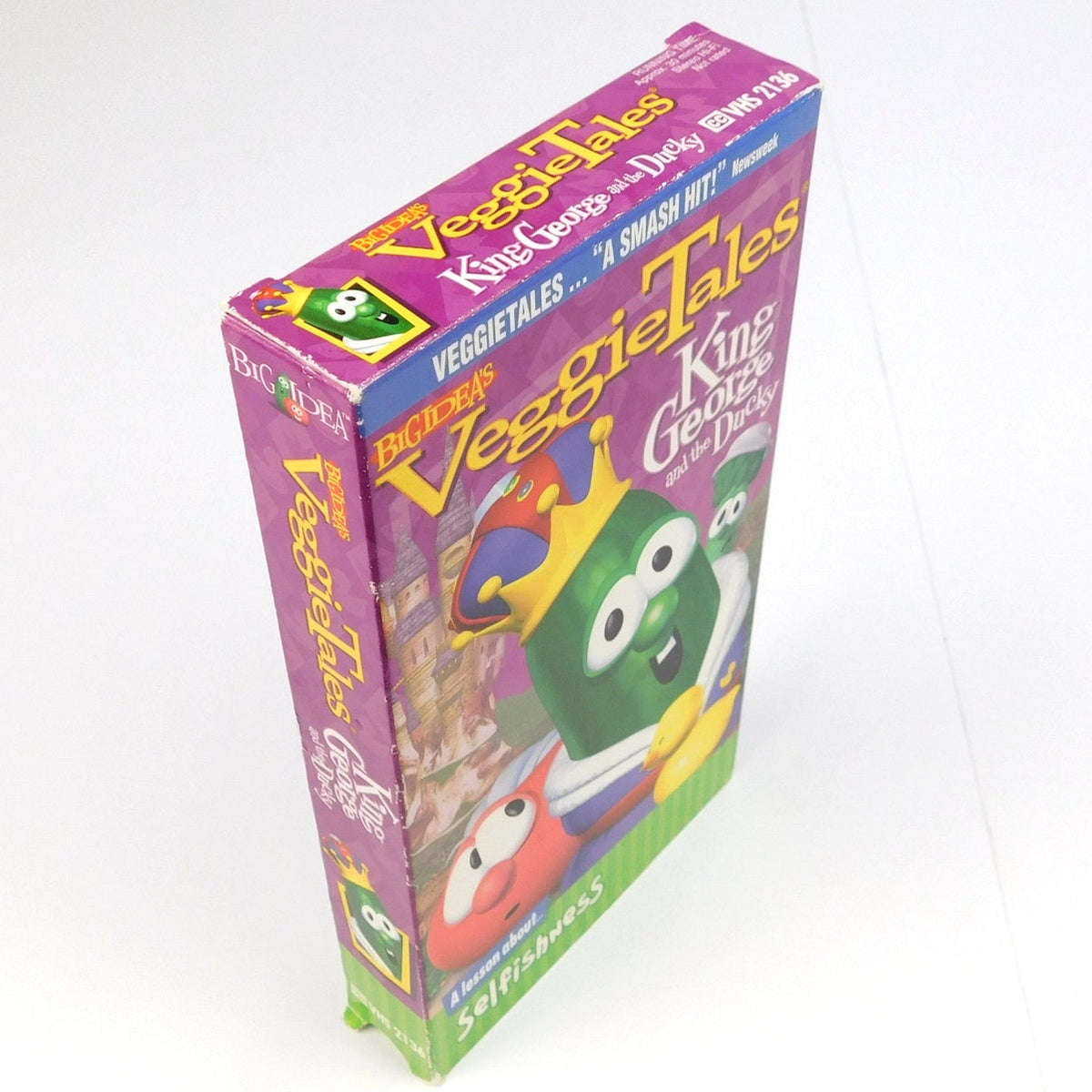 Veggie Tales King George And The Ducky VHS Tested 2000 Big Idea Lyrick