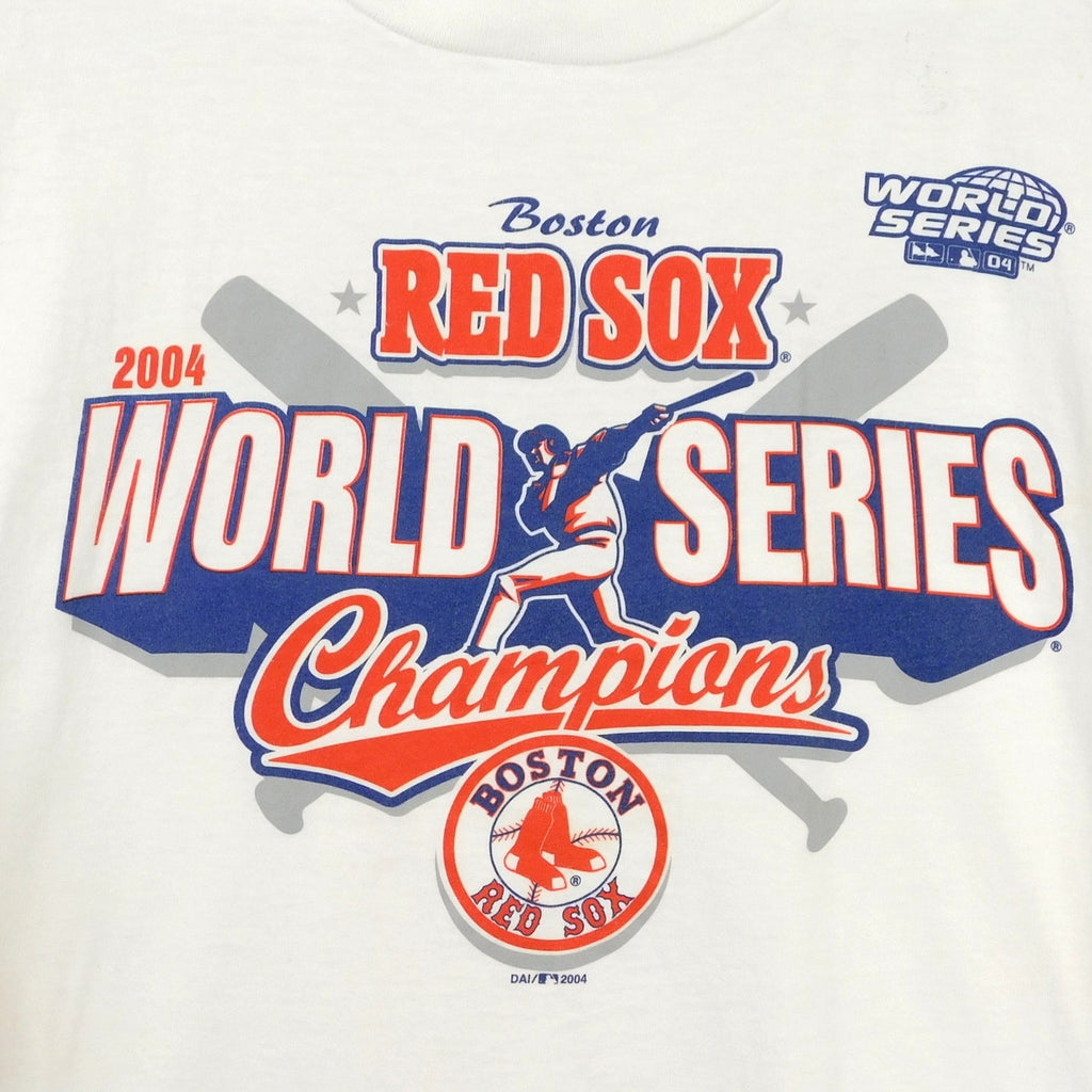Y2K Boston Red Sox 2004 World Series Champs Long Sleeve Tee - Size M