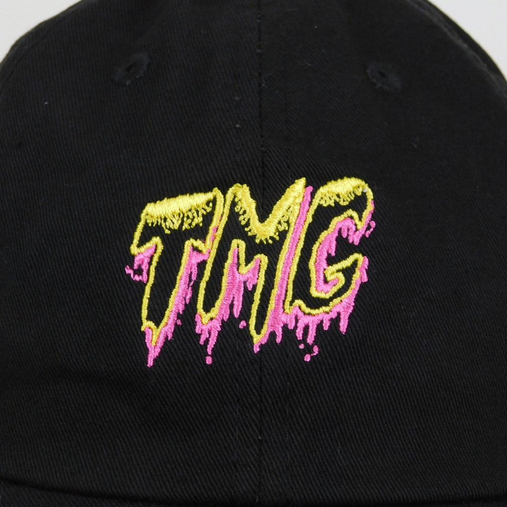 Tiny Meat Gang (TMG) Neon Drip Logo Strapback Hat - Adjustable