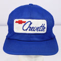 Vintage Chevette Trucker Hat Snapback Blue Chevrolet USA Made Restored 80s