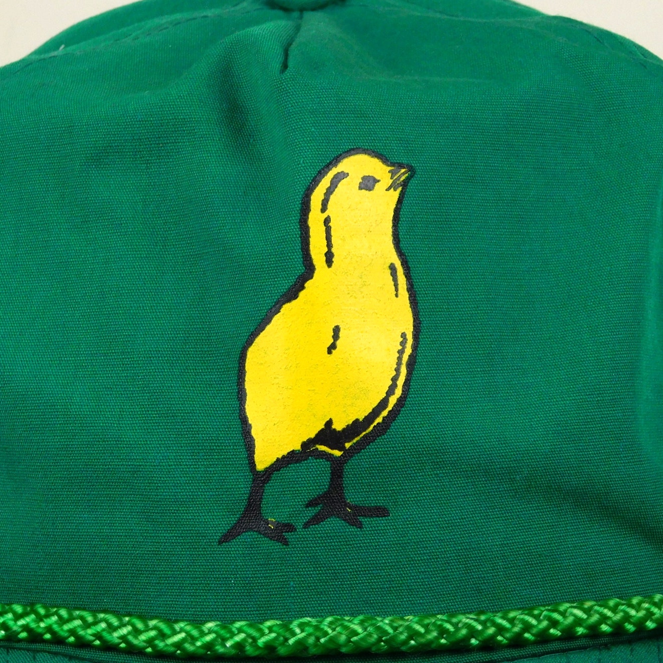 80s Baby Chick Graphic Rope Brim Hat - Adjustable