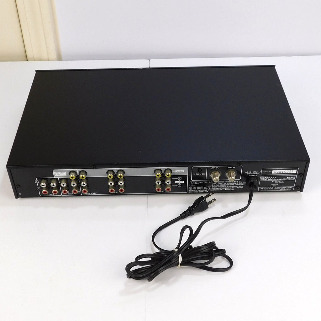 Kenwood KVC-670 Audio Video System Controller Vintage AV Switcher Tested Working