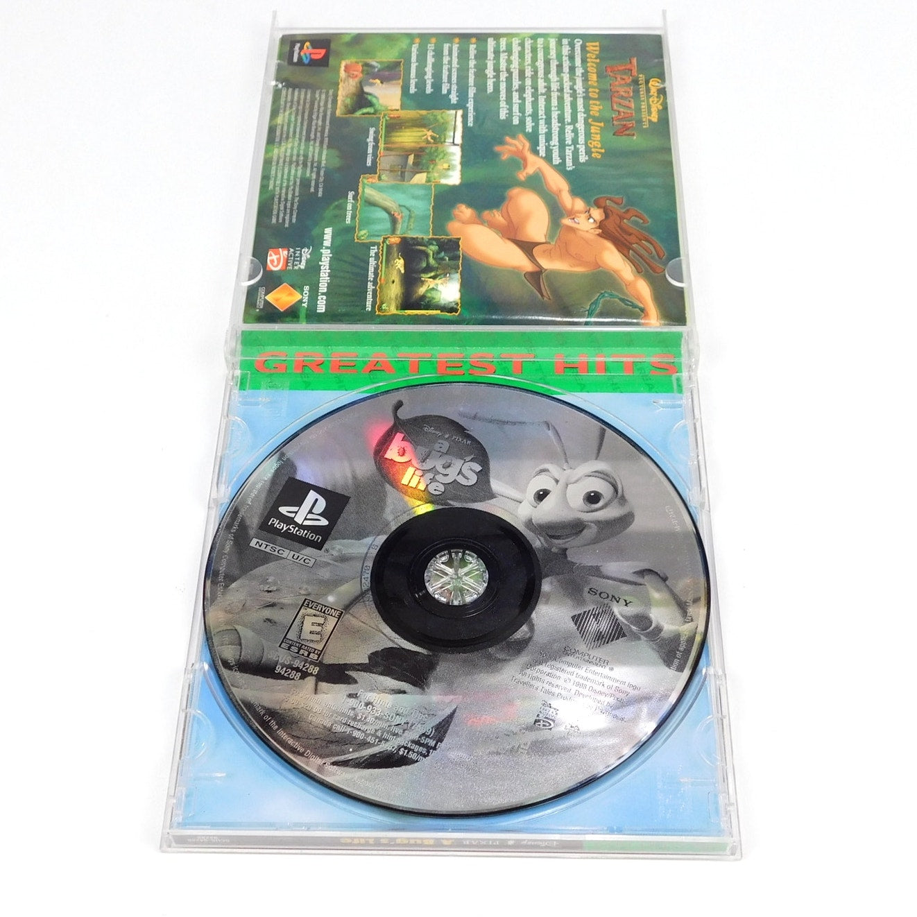 A Bug's Life Sony Playstation 1 PS1 Tested Working Complete CIB Greatest Hits