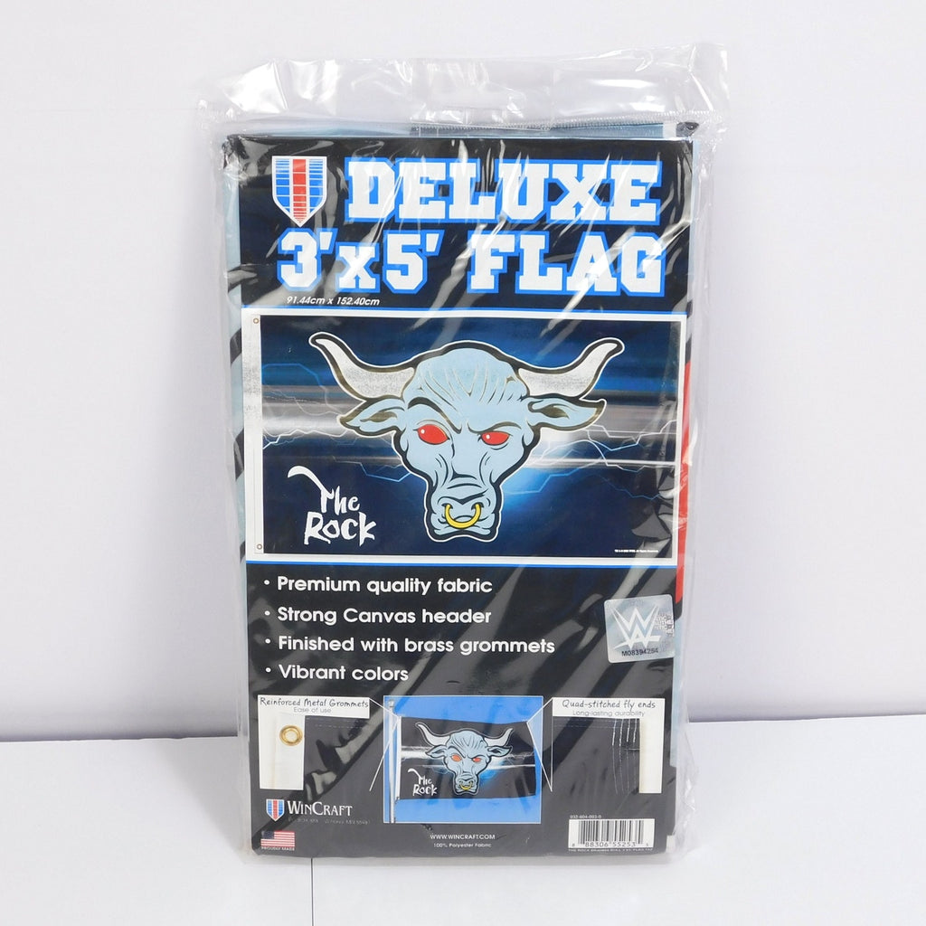 WWE The Rock Brahma Bull 3x5 Flag WinCraft Deluxe Dwayne Johnson New Sealed