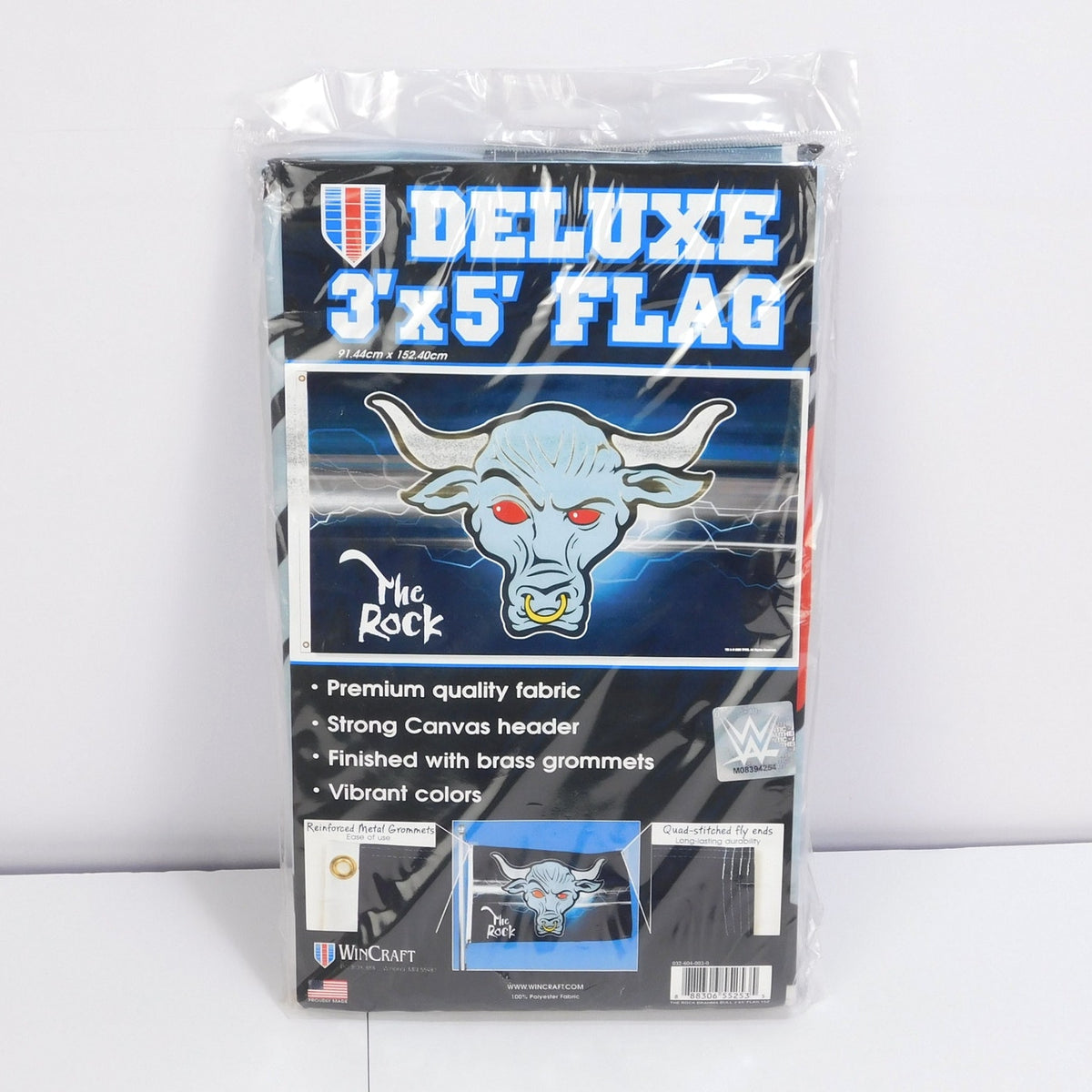 WWE The Rock Brahma Bull 3x5 Flag WinCraft Deluxe Dwayne Johnson New Sealed