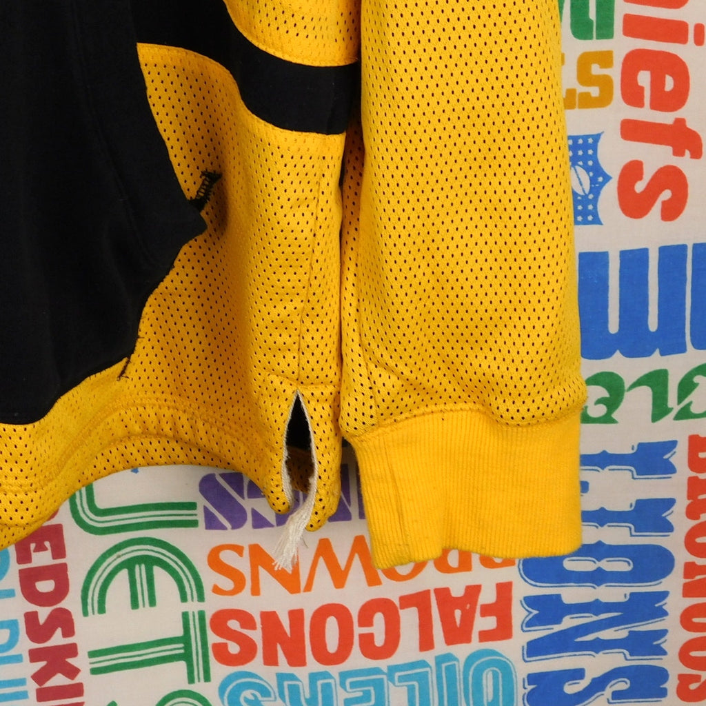 CCM Boston Bruins Lace Up Jersey Hoodie - Size M