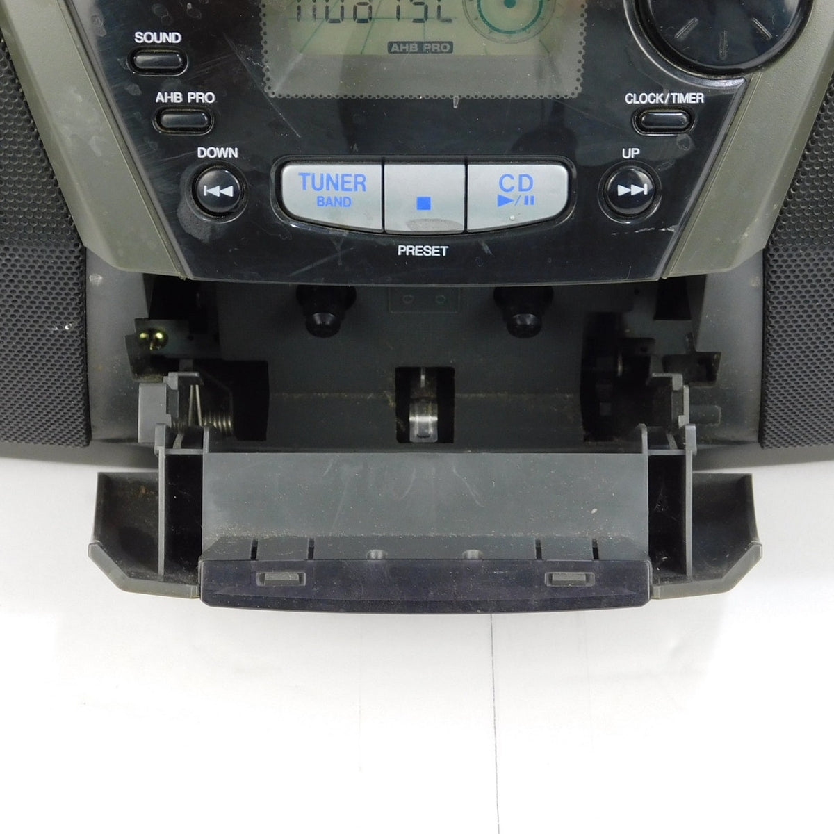 Vintage JVC RC-QN25BK CD Cassette Boombox AM FM Radio Tested 1998