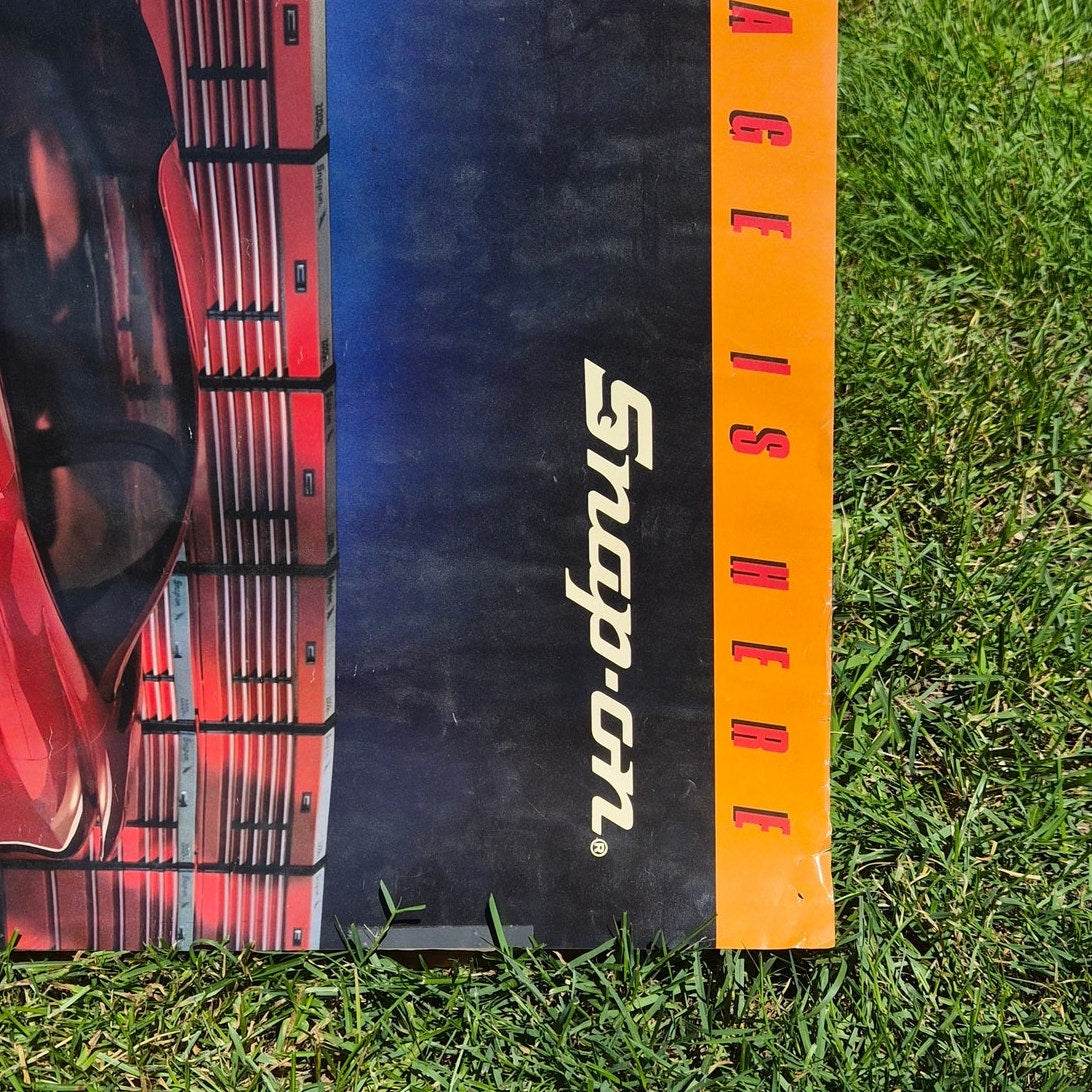 Vintage Snap-On Tools Series 2000 Toolbox Pontiac Banshee Poster 26x39