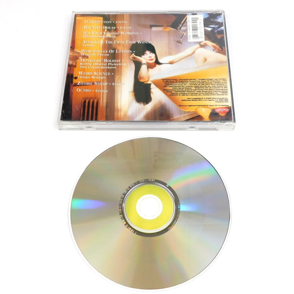 Elvira Revenge of the Monster Hits CD 1995 Tested Rhino Records Halloween