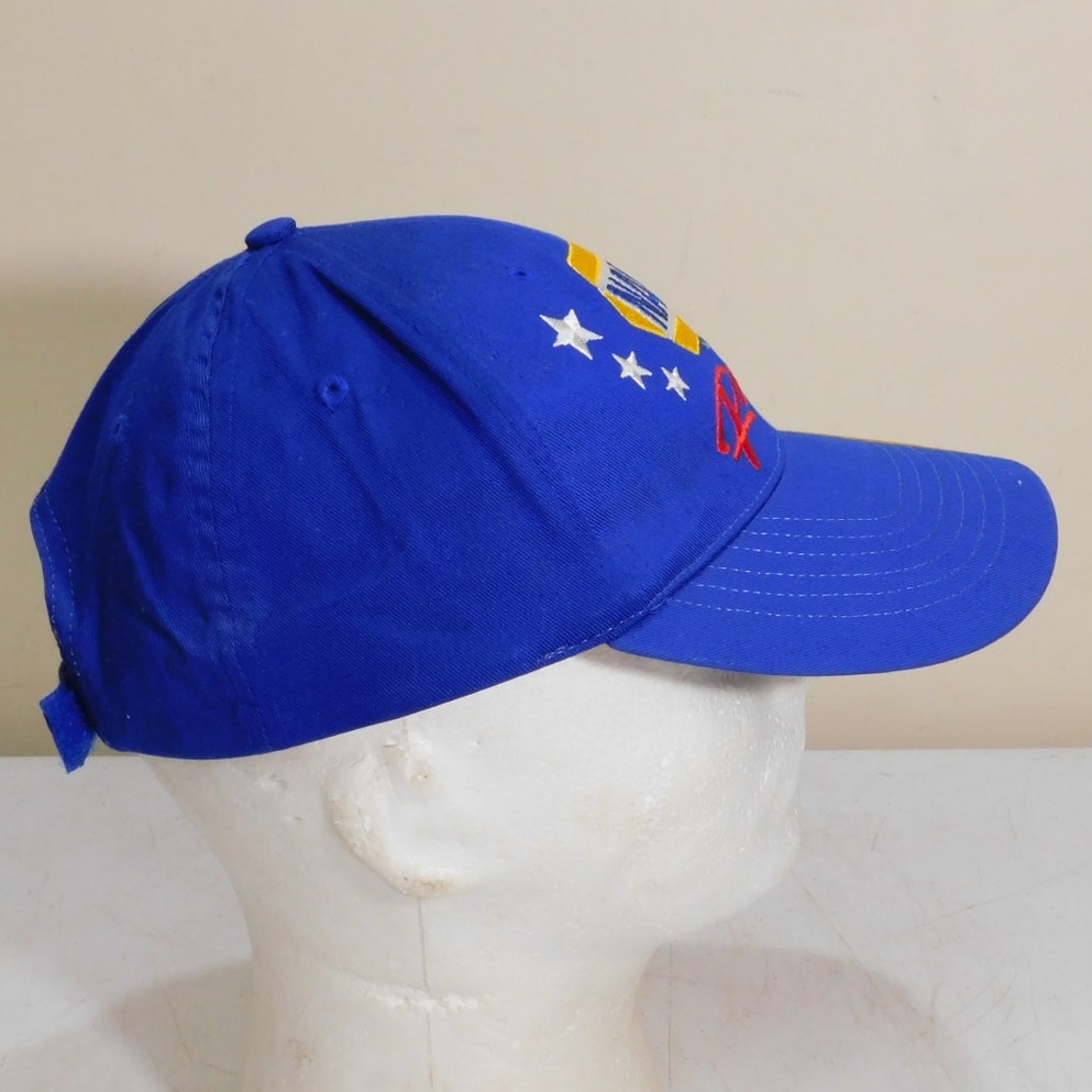 NASCAR Michael Waltrip NAPA Racing Hat Patriotic USA Flag Adjustable Y2K