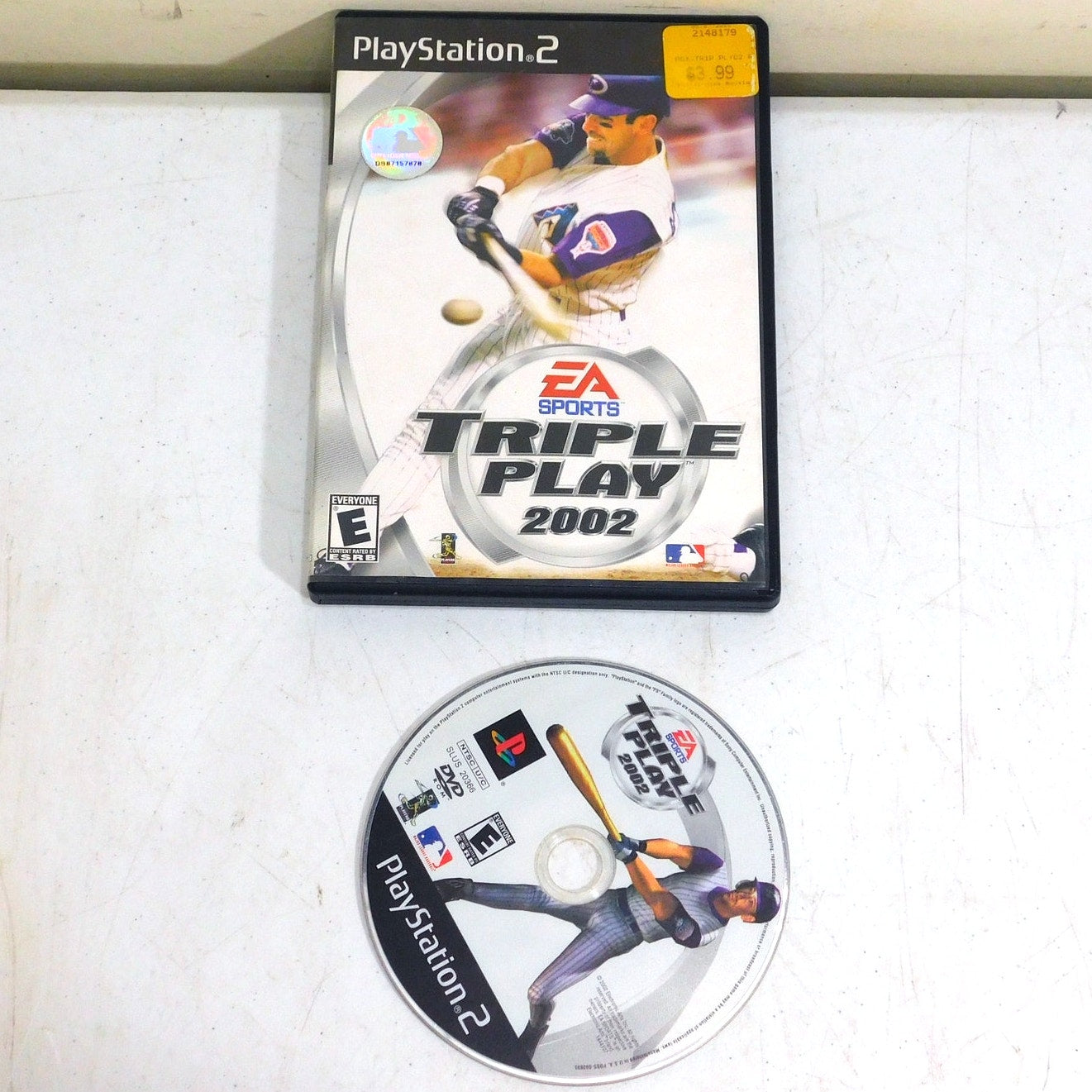 Triple Play Baseball 2002 Sony Playstation 2 PS2 Tested Working No Manual