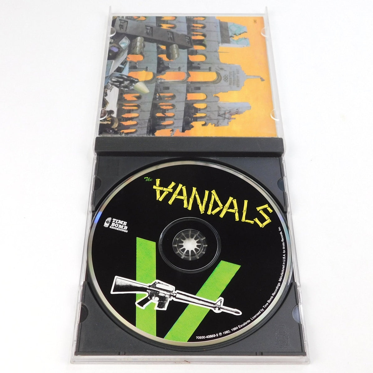 The Vandals Peace Thru Vandalism When in Rome CD 1995 Time Bomb Punk Tested