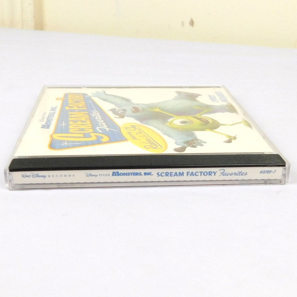 Monsters Inc Scream Factory Favorites CD 2002 Tested Disney Records 60789-7