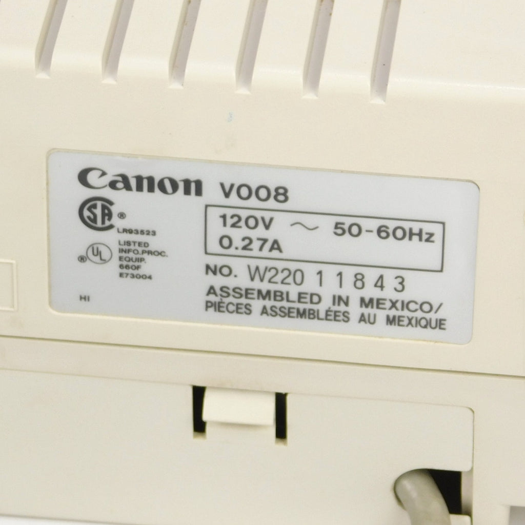 Canon ES3 Electronic Typewriter Word Processor Fully Tested w/ Ink Ribbon V008