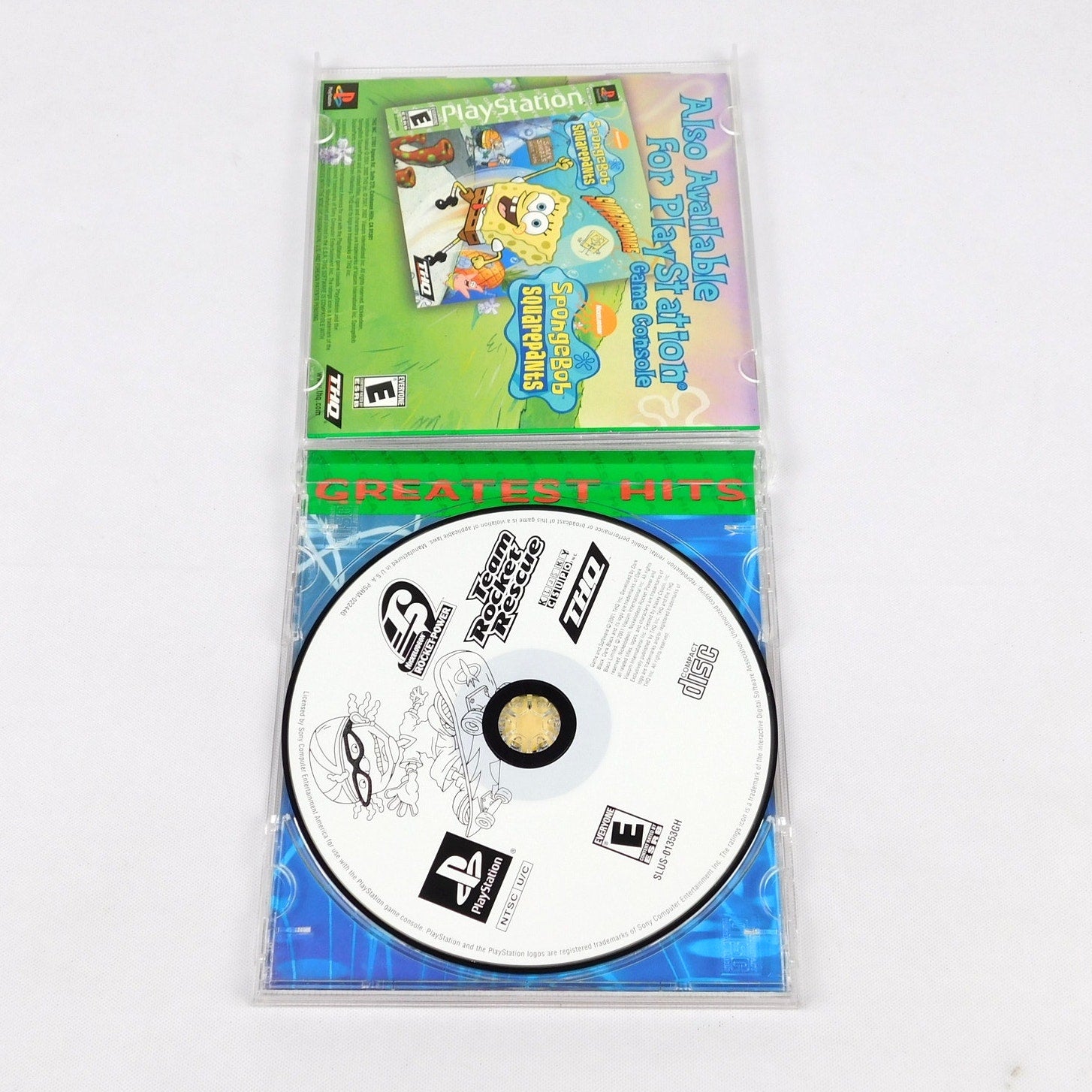 Rocket Power Team Rocket Rescue Sony Playstation 1 PS1 Tested Complete Greatest Hits 2001