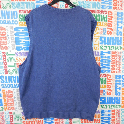 Blue LL Bean Sweater Vest - Size 2XL