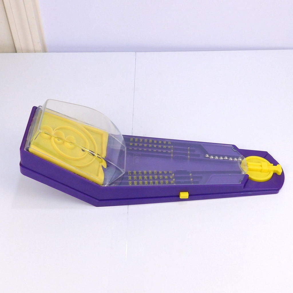 Ideal Toys Speedball Tabletop Skee Ball Toy Tested Working Purple Yellow 2000s