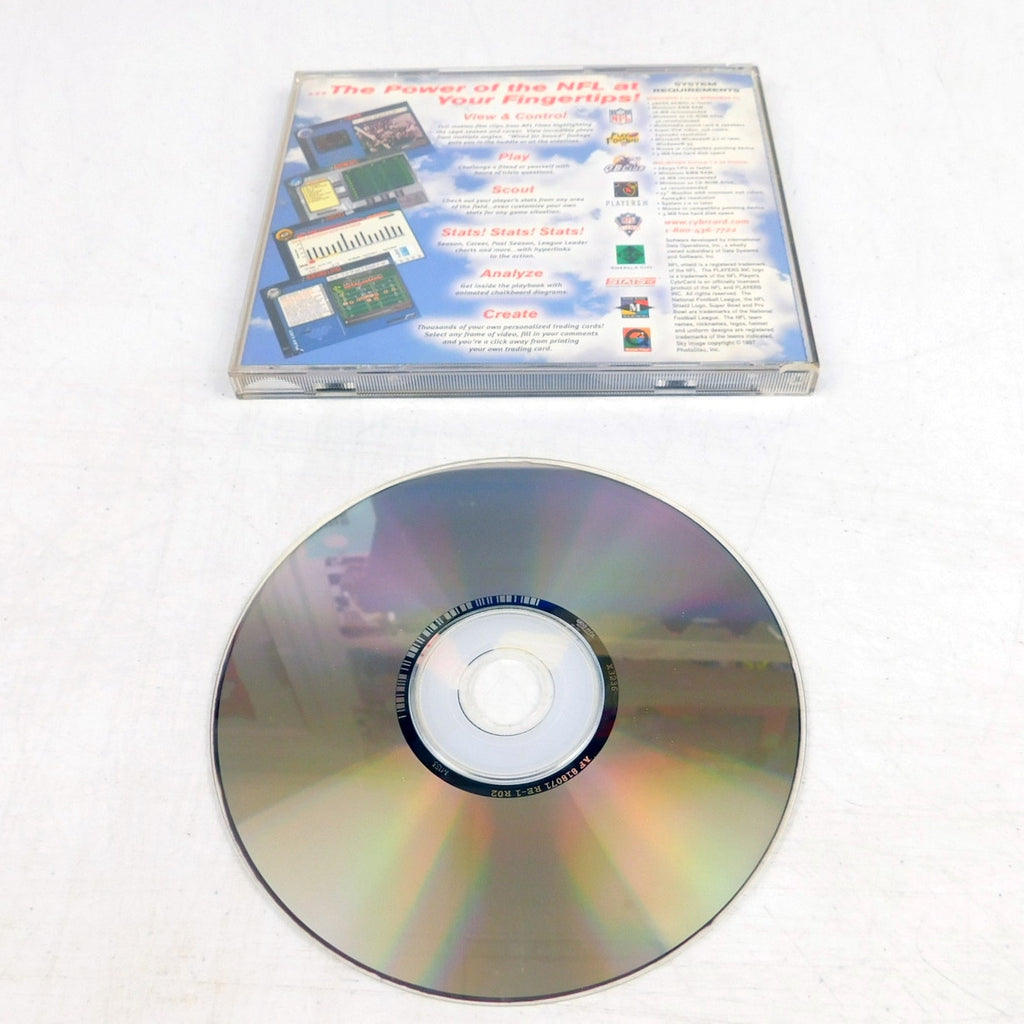 NFL Cybercard Series 2 Brett Favre PC CD ROM Tested Working 90s Retro