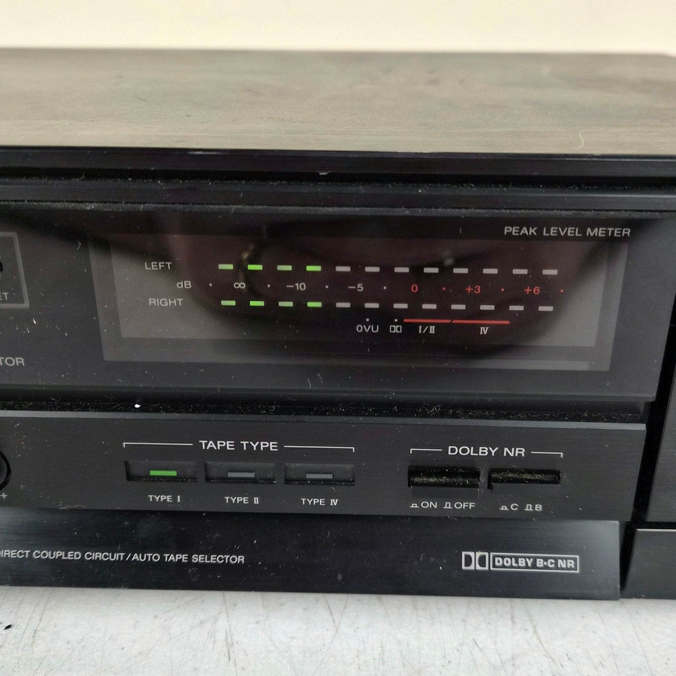 Sony TC-FX120 Cassette Deck Tested Working New Belts Serviced 90s Retro Vintage