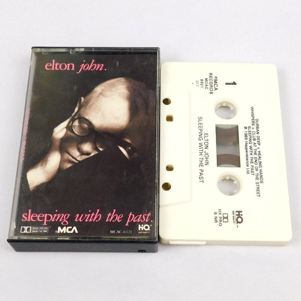 Elton John Sleeping With The Past Cassette Tested 1989 MCA Records MCAC-6321