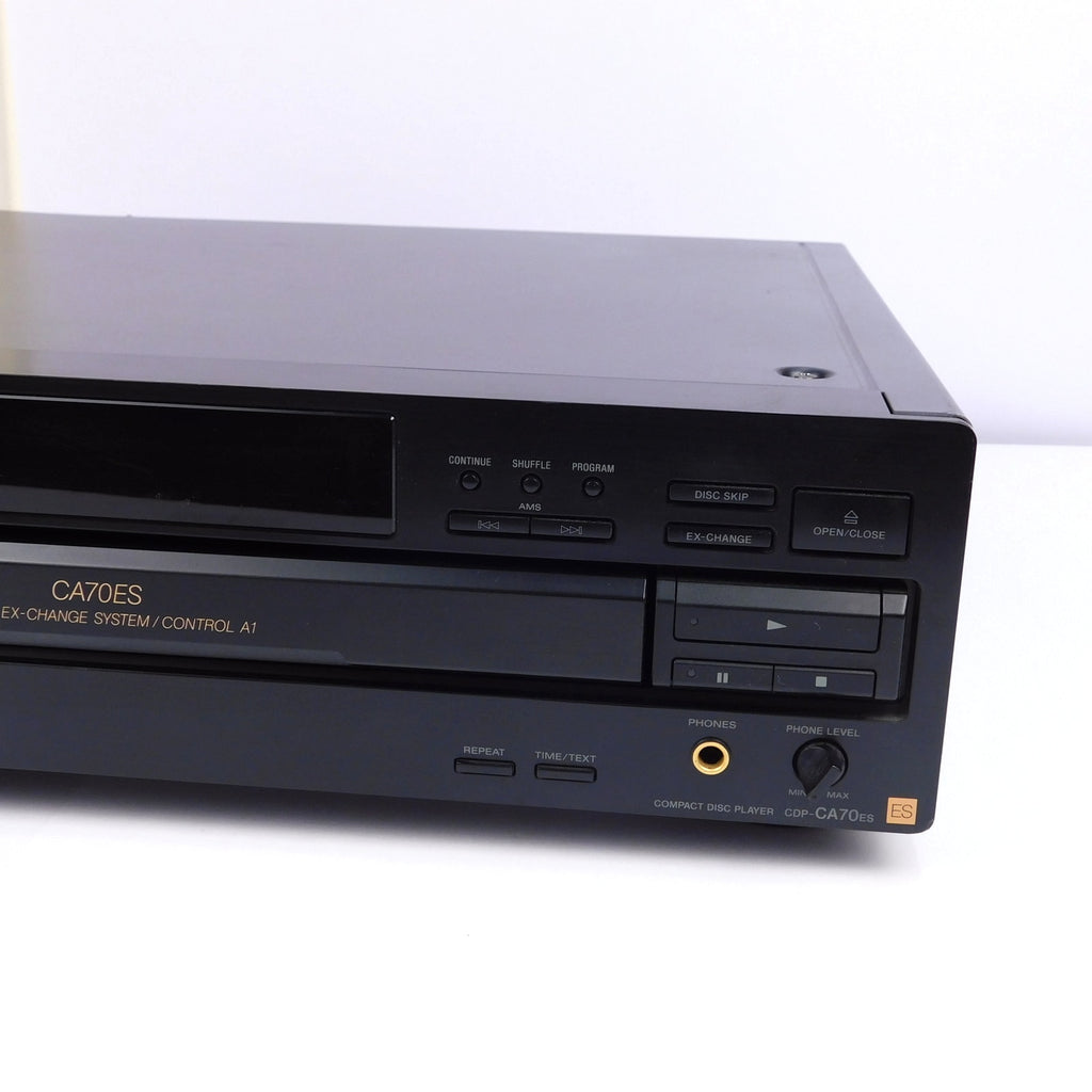 Sony CDP-CA70ES CD Player 5 Disc Carousel Fully Tested Working w/ Remote 1999
