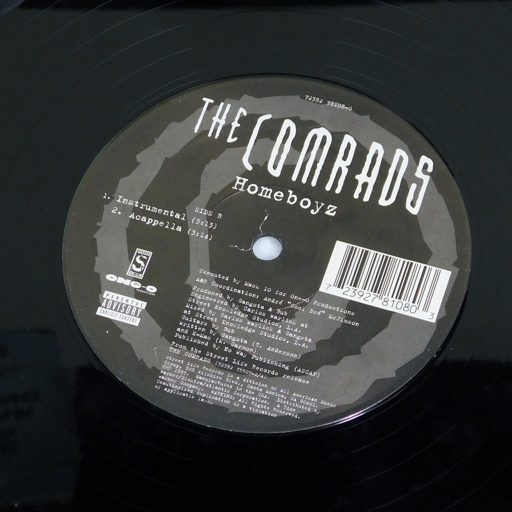 The Comrads Homeboyz Vinyl LP Promo Single 1997 Street Life Records
