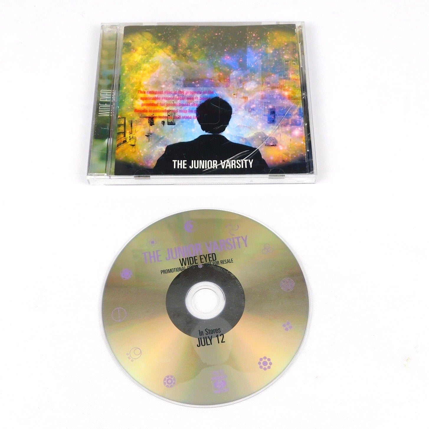 The Junior Varsity Wide Eyed Promo CD Tested 2005 Victory Records VR245 Emo Rock