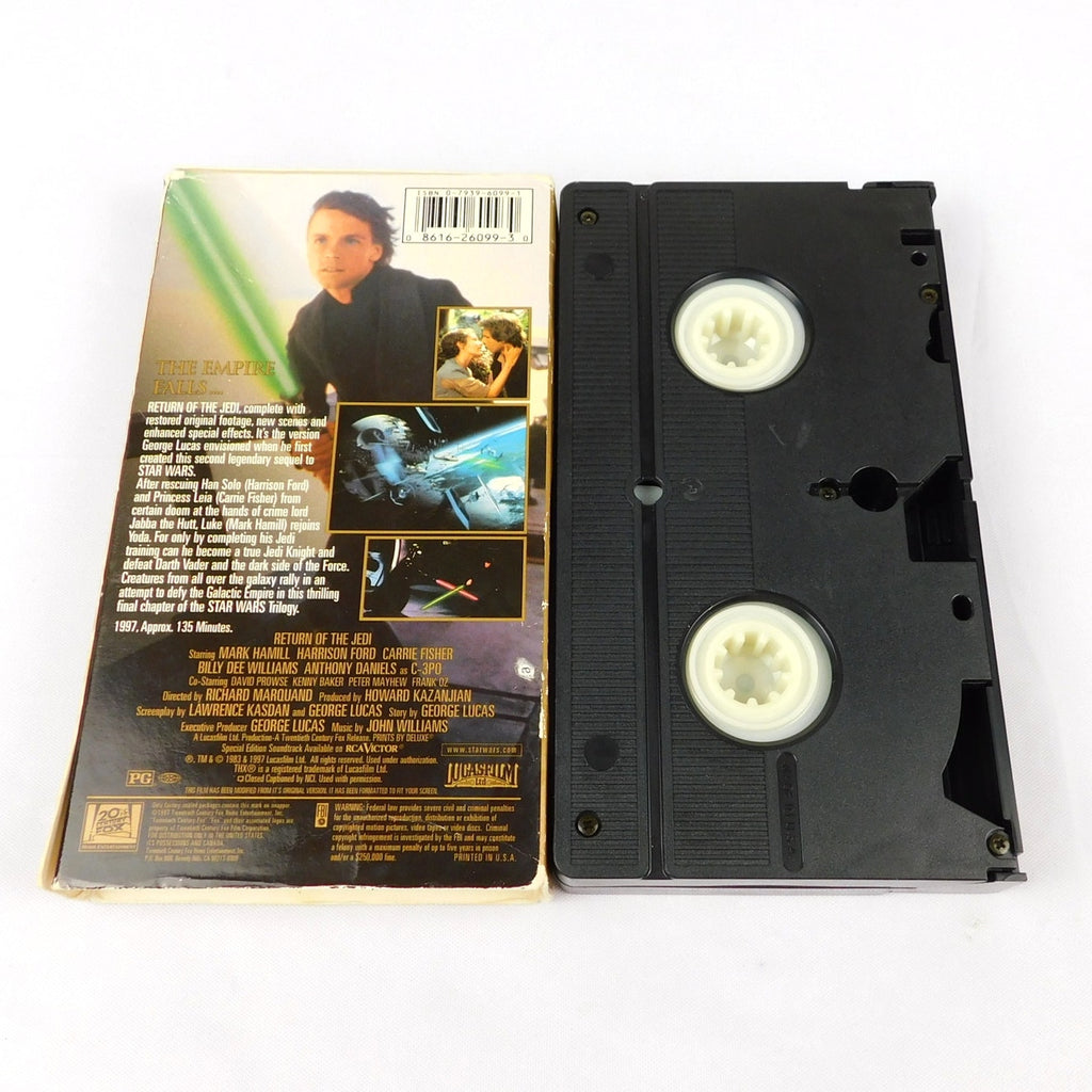 Star Wars Return Of The Jedi Special Edition VHS Tested 1997 Release Lucasfilm