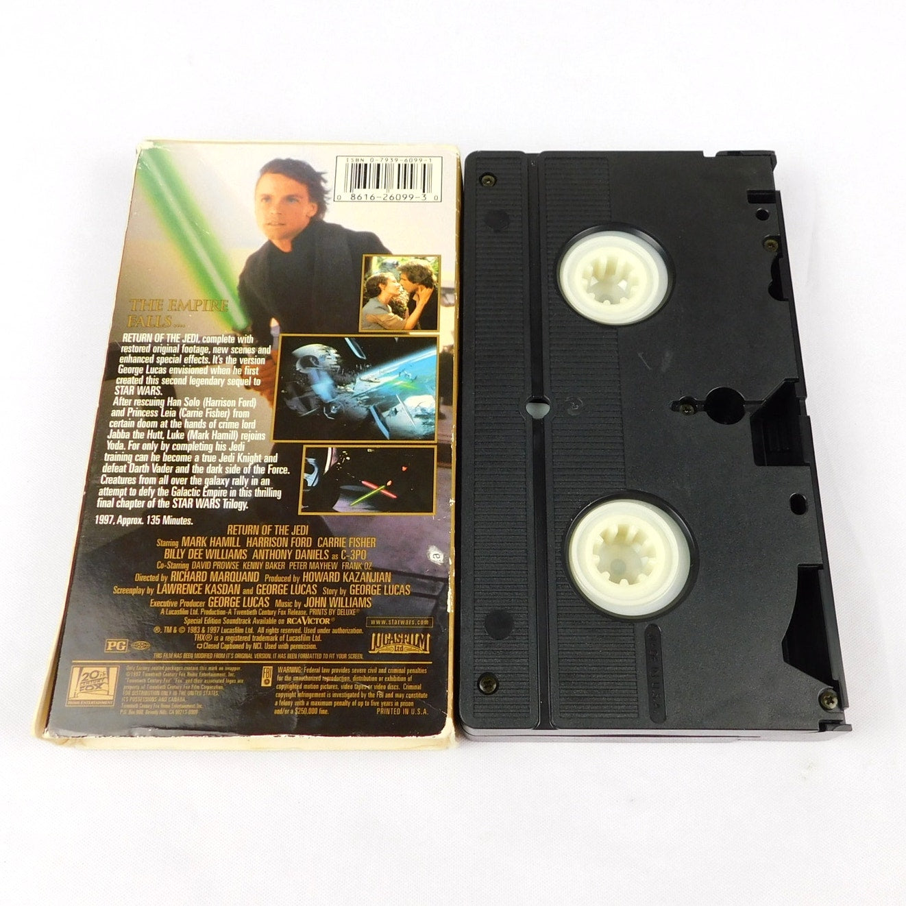 Star Wars Return Of The Jedi Special Edition VHS Tested 1997 Release Lucasfilm