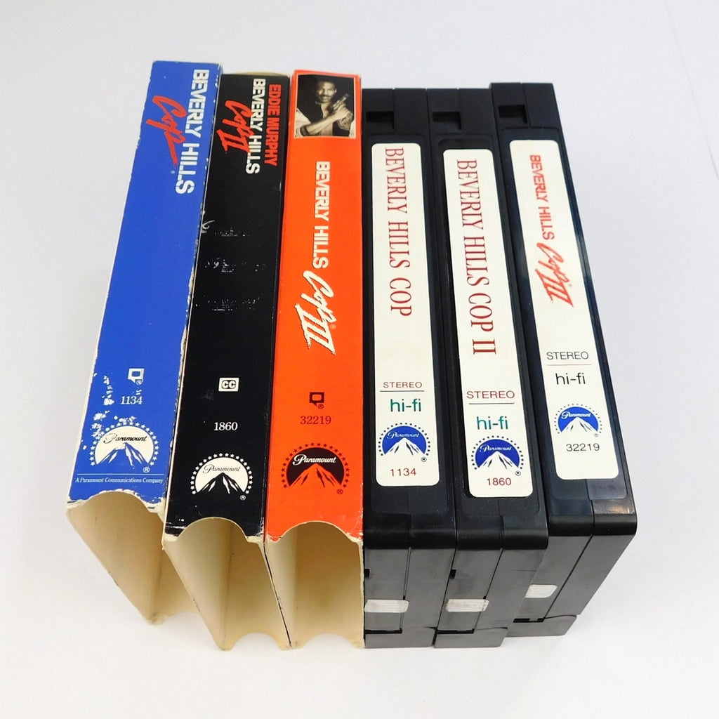 Beverly Hills Cop 1 2 3 VHS Trilogy Lot Eddie Murphy Paramount 1985 1987 1994