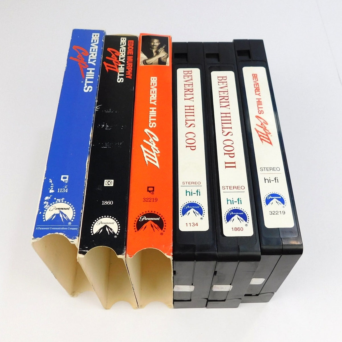 Beverly Hills Cop 1 2 3 VHS Trilogy Lot Eddie Murphy Paramount 1985 1987 1994