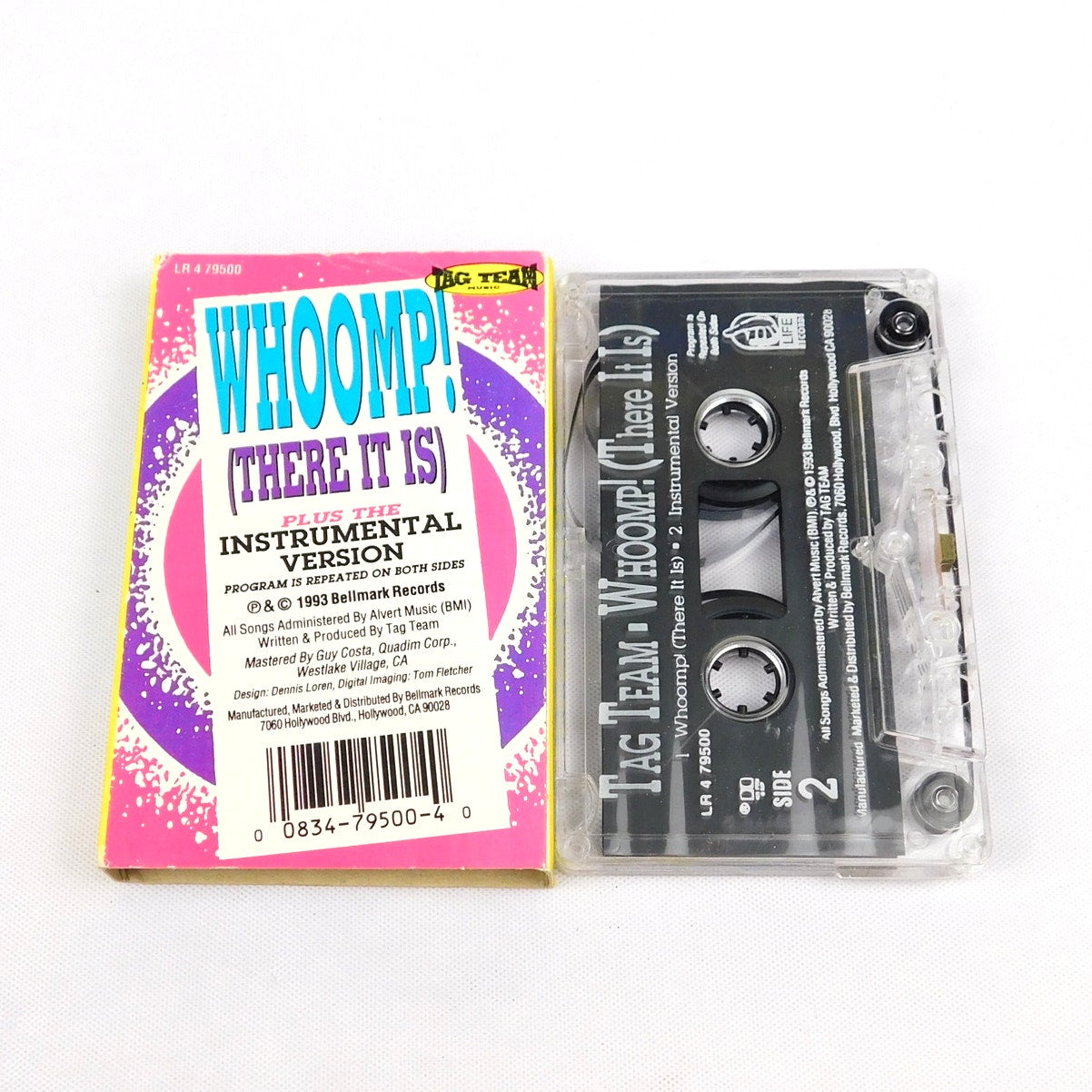 Tag Team Whoomp There It Is Cassette Single 1993 Tested Life Records LR 4 79500