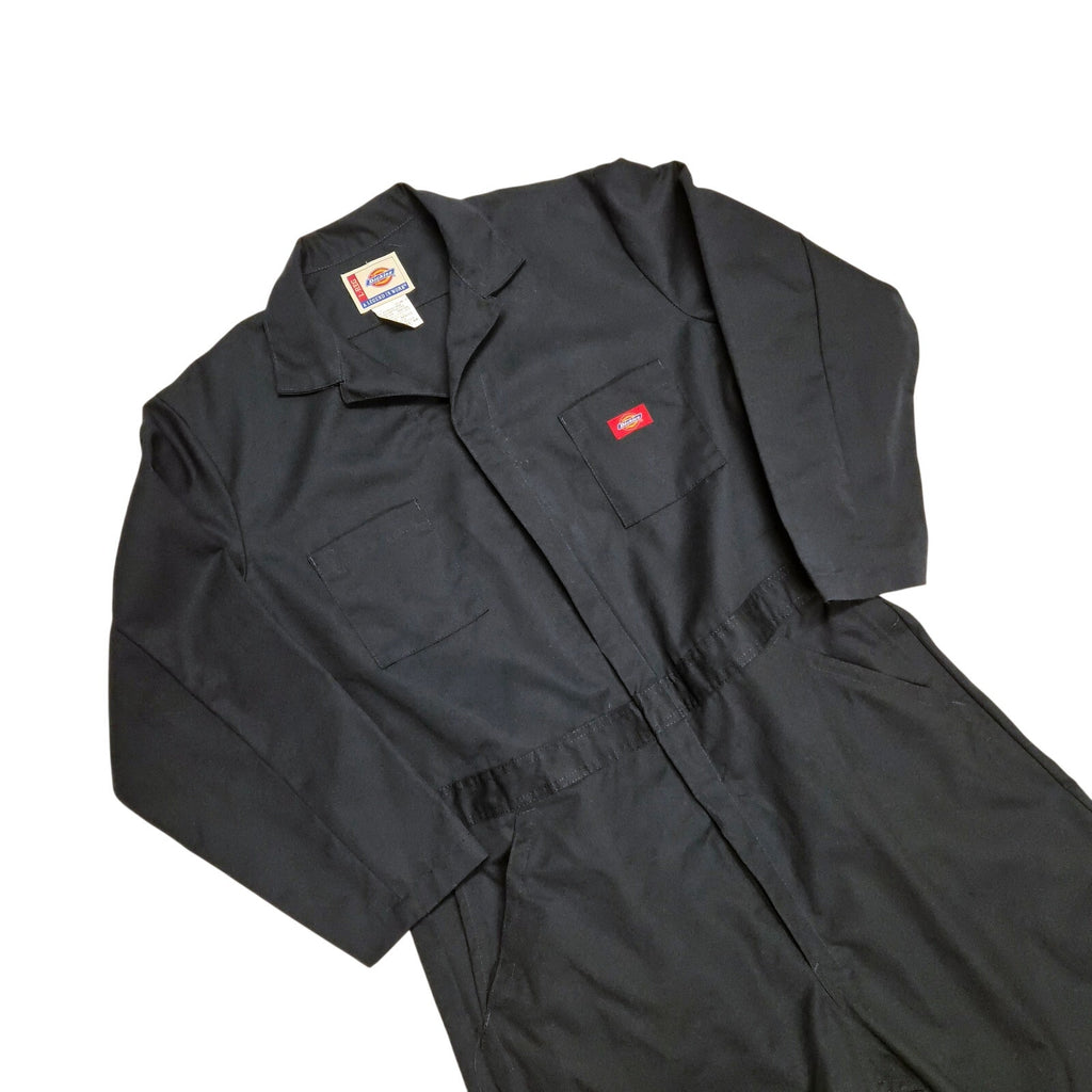 Dickies Basic Blended Coveralls Size L 42/44 Navy Blue Boiler Suit No Wear 2010
