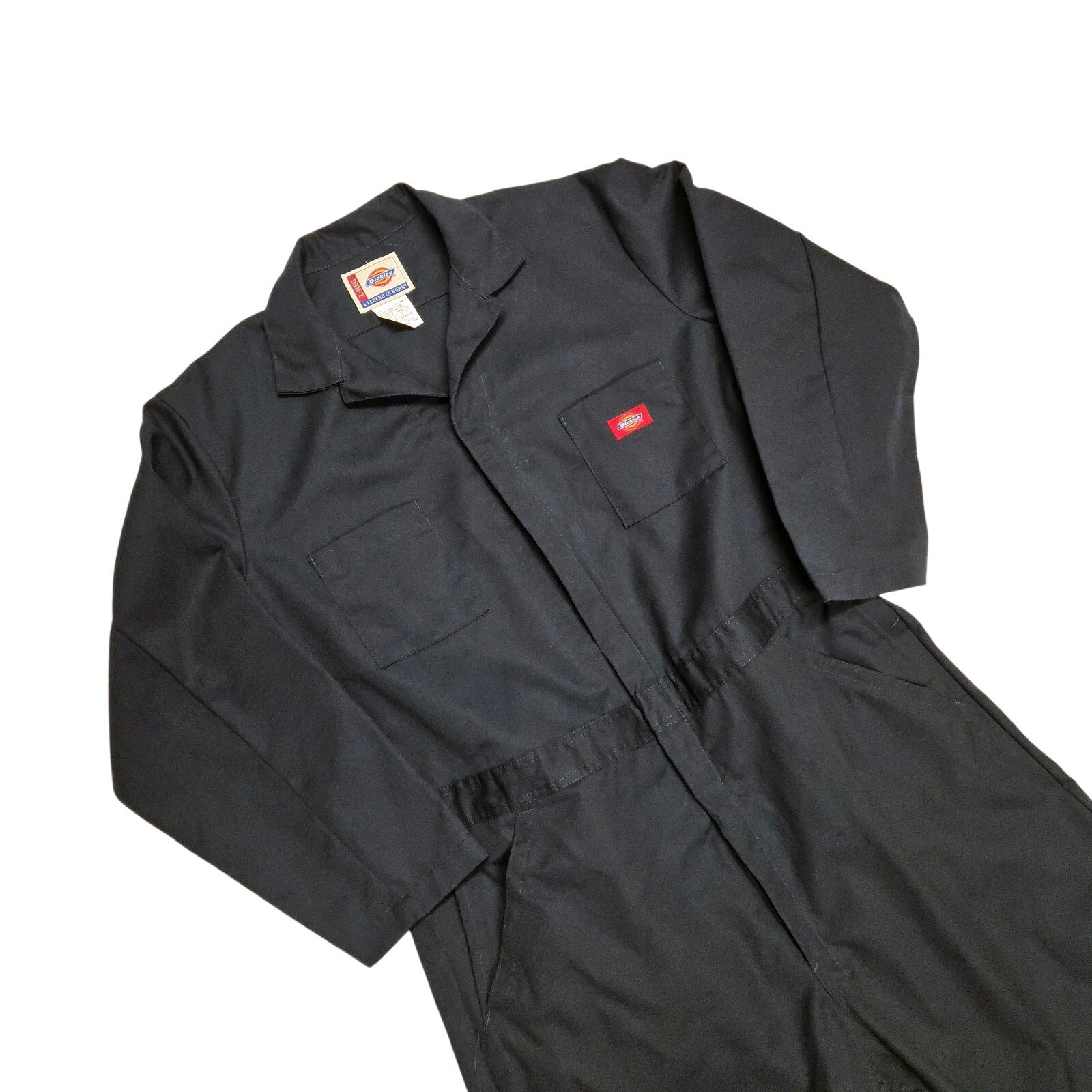 Dickies Basic Blended Coveralls Size L 42/44 Navy Blue Boiler Suit No Wear 2010