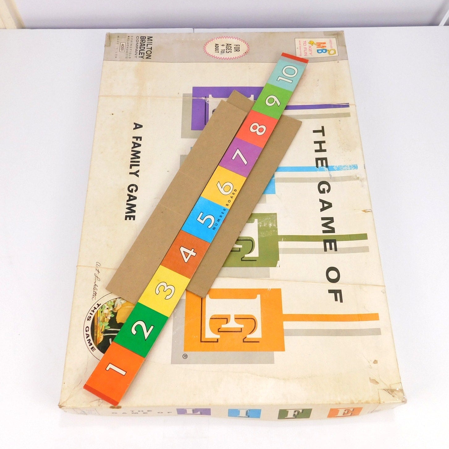 Vintage 1960 Milton Bradley The Game of Life Board Game Complete Art Linkletter