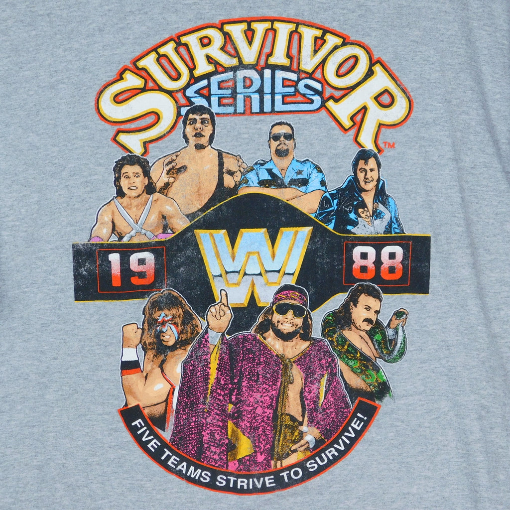WWE Survivor Series 1988 Graphic T Shirt - Size L