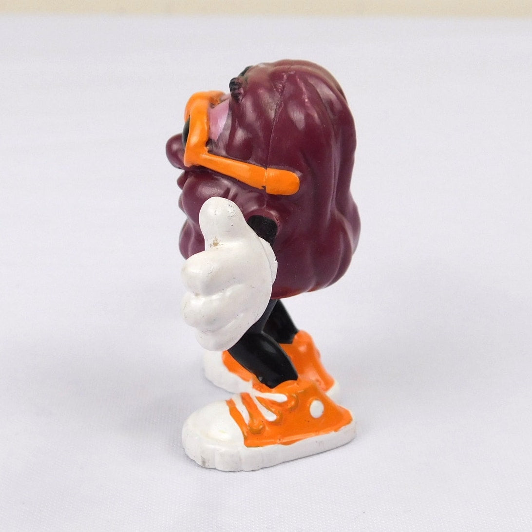 Vintage California Raisins 2" PVC Figure Orange Glasses & Shoes 1987 Calrab