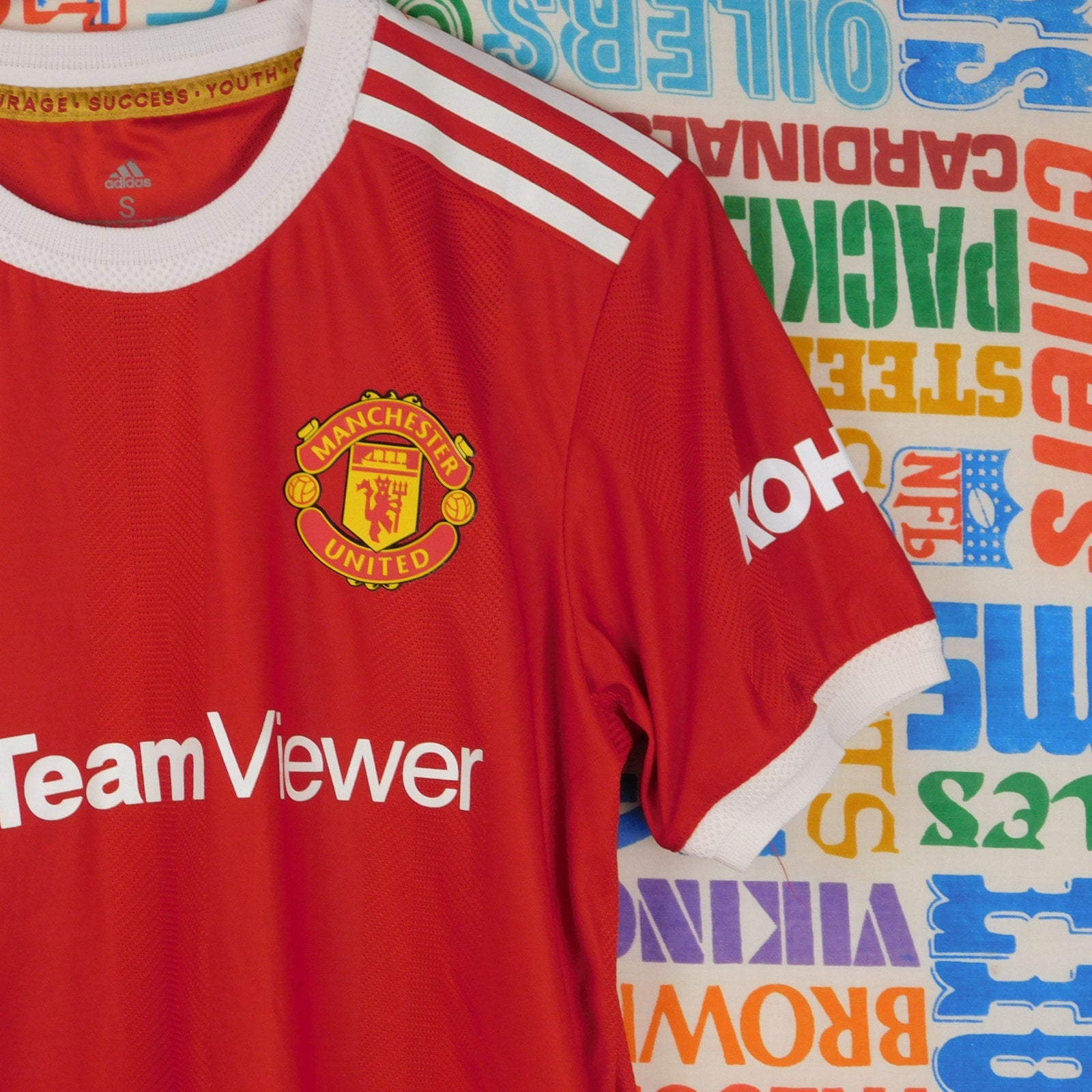 Adidas Machester United Bruno Fernandes HEAT.RDY Jersey - Size S (damaged back print)