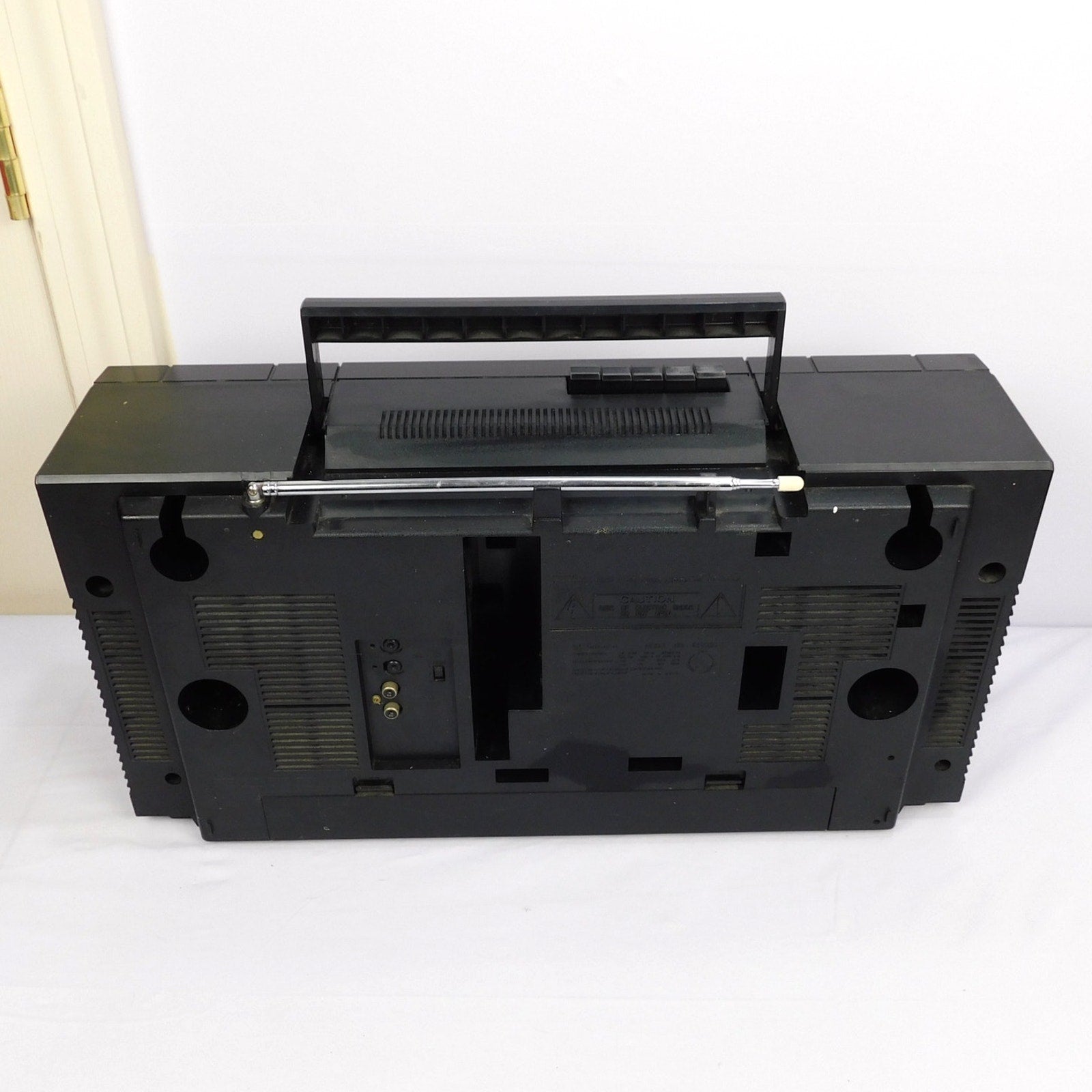 Vintage Emerson CTR960 Dual Cassette AM/FM Boombox Tested Works New Belts (see item description)