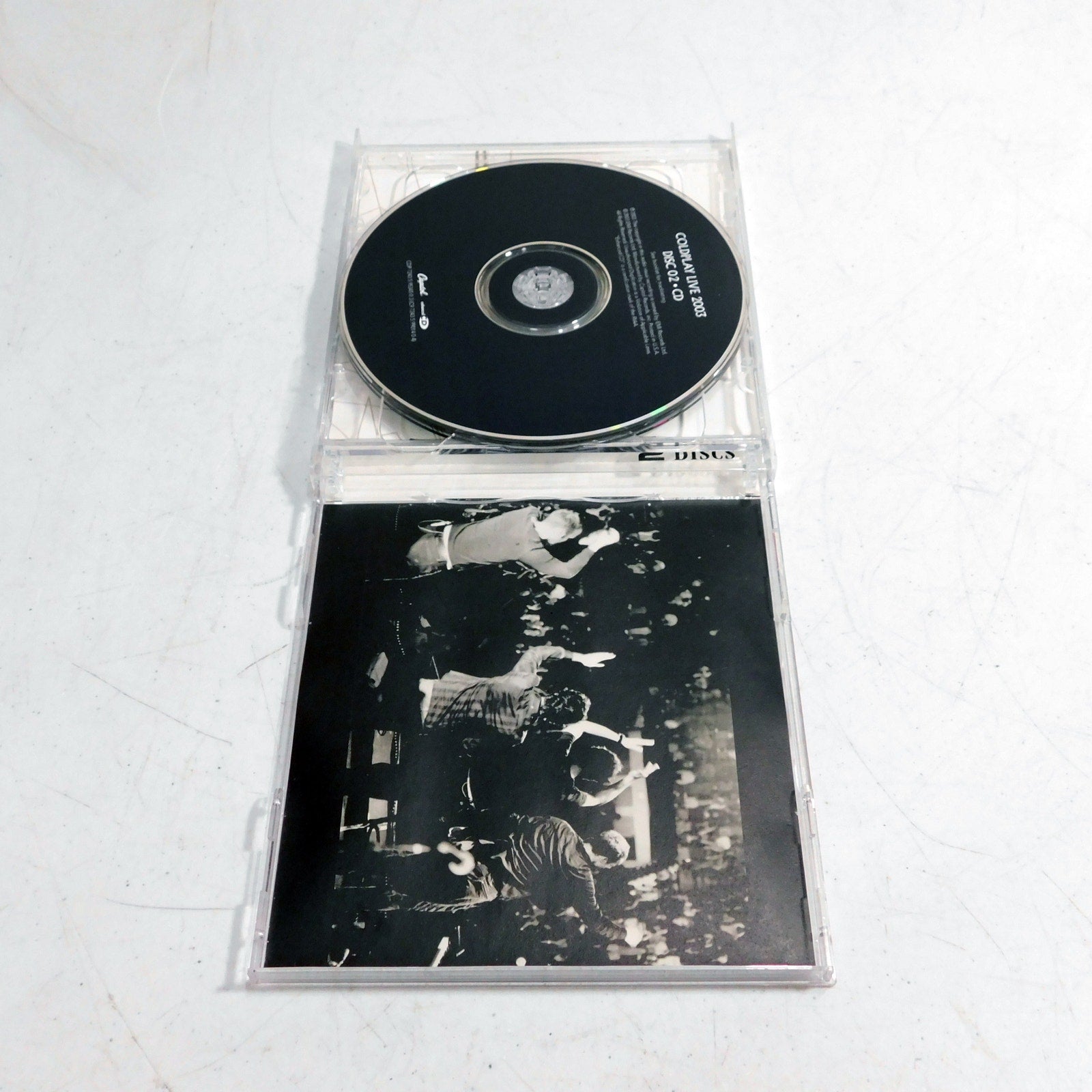 Coldplay Live 2003 CD DVD Set Tested 2 Disc Capitol Records C9724359901404
