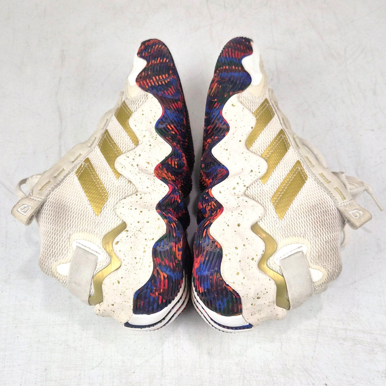 Adidas Exhibit B Mid Basketball Shoes Size Womens 8 Gold Metallic Candace Parker